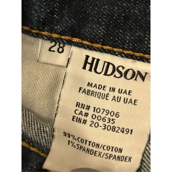 NWT Hudson Selvage High Rise Zoeey Ankle Straight Jeans 28 - Picture 10 of 11